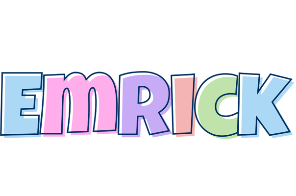 Emrick pastel logo