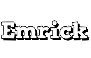 Emrick snowing logo