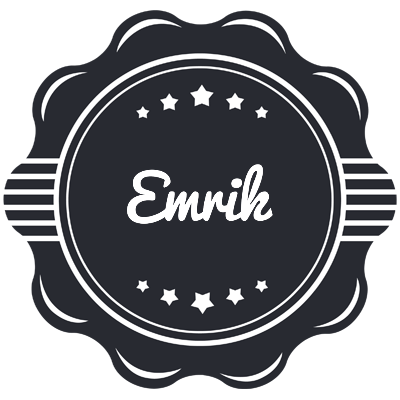 Emrik badge logo