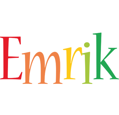 Emrik birthday logo