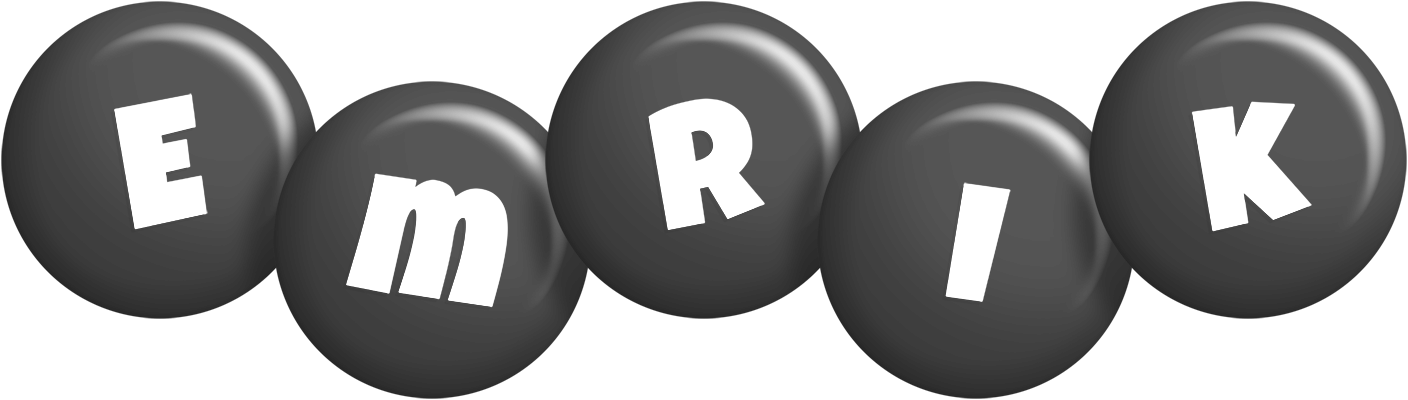 Emrik candy-black logo