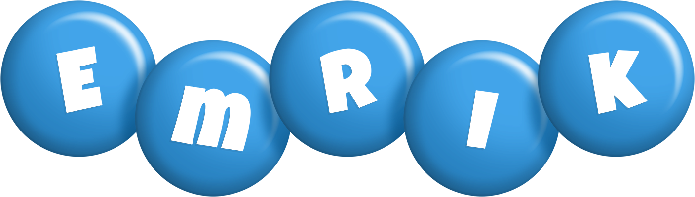 Emrik candy-blue logo