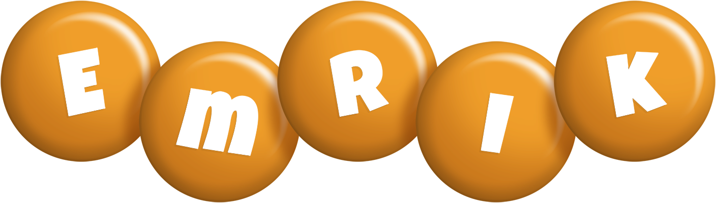 Emrik candy-orange logo