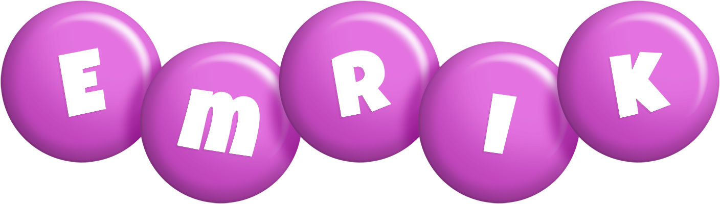 Emrik candy-purple logo