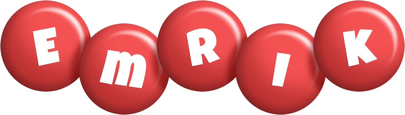 Emrik candy-red logo