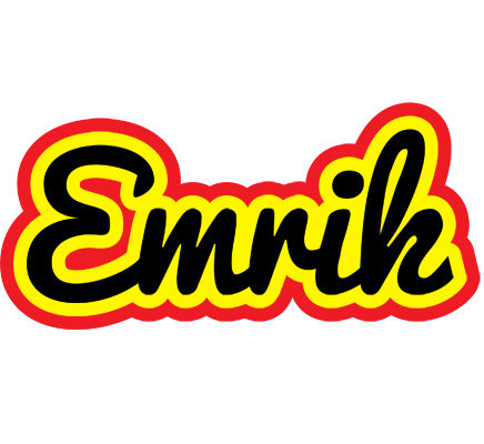 Emrik flaming logo