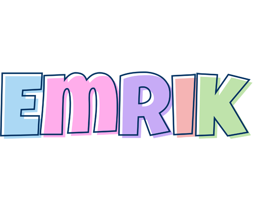 Emrik pastel logo