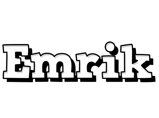 Emrik snowing logo