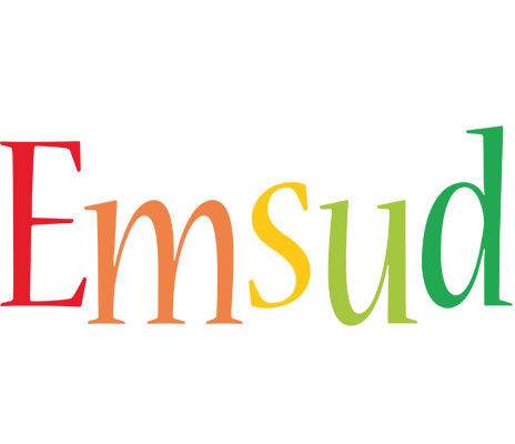 Emsud birthday logo