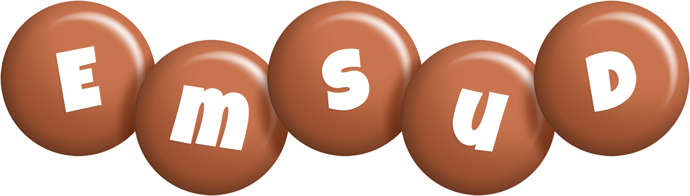 Emsud candy-brown logo