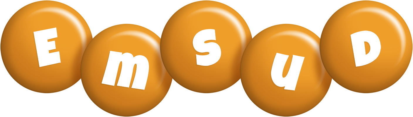Emsud candy-orange logo