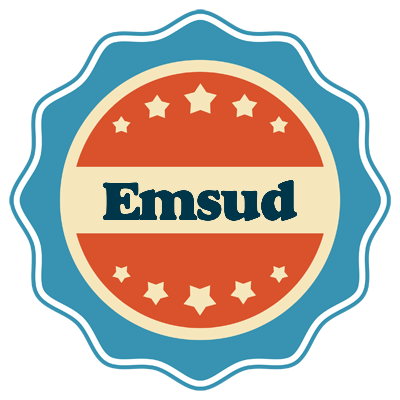 Emsud labels logo