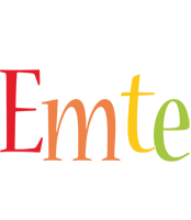 Emte birthday logo