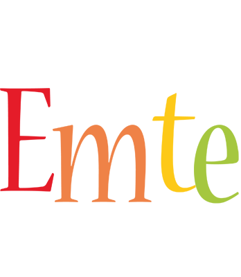 Emte birthday logo