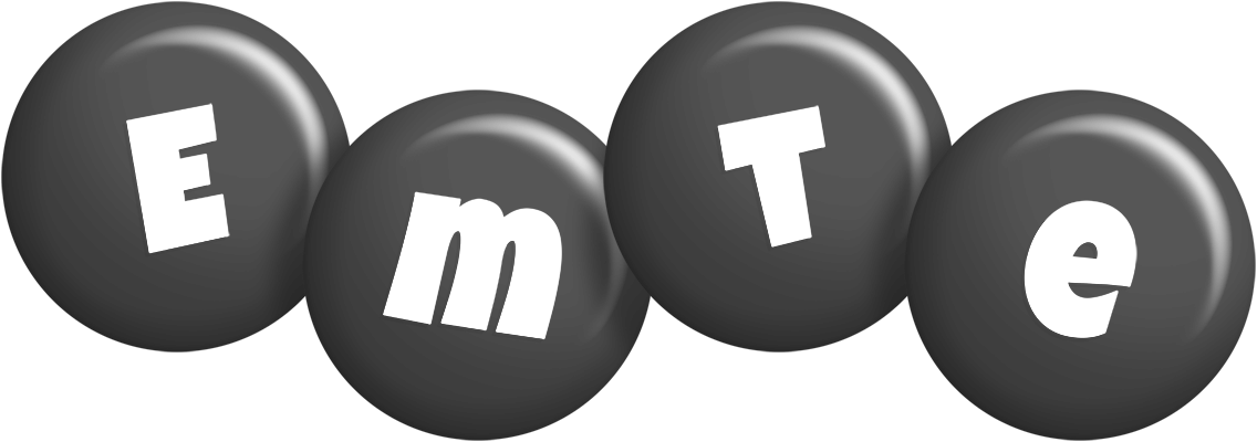 Emte candy-black logo