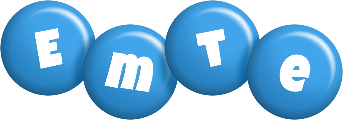 Emte candy-blue logo