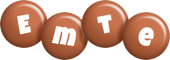 Emte candy-brown logo