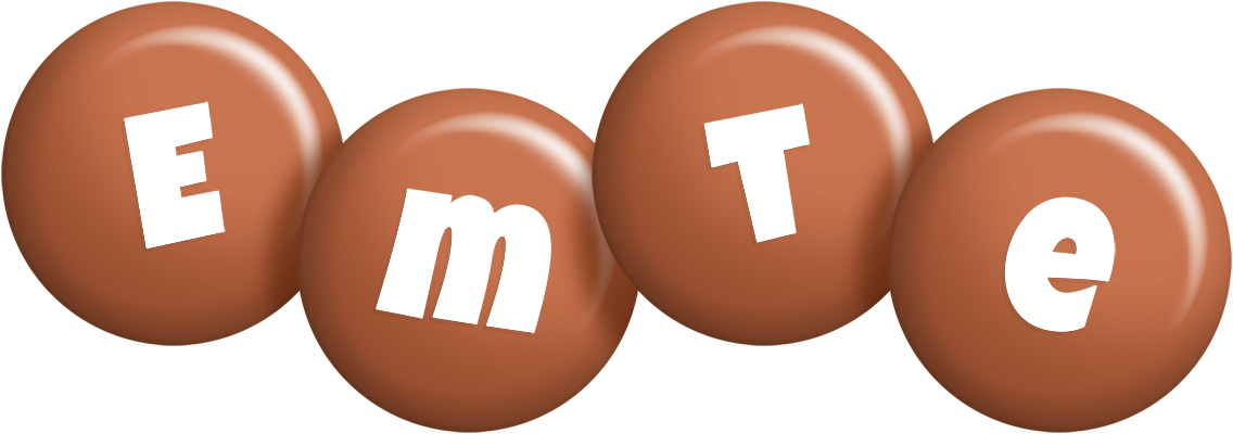 Emte candy-brown logo