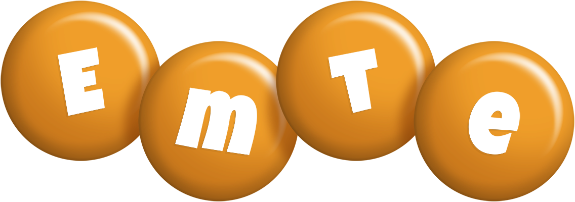 Emte candy-orange logo