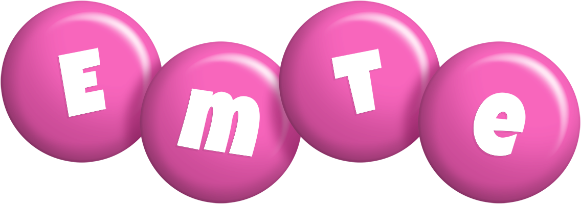 Emte candy-pink logo