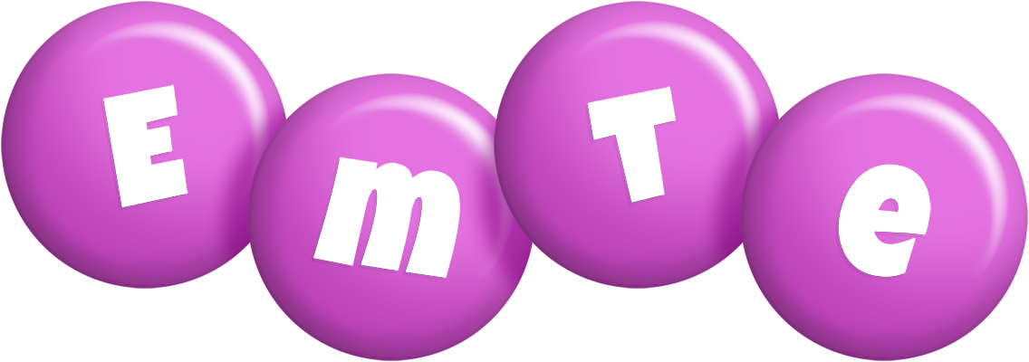 Emte candy-purple logo