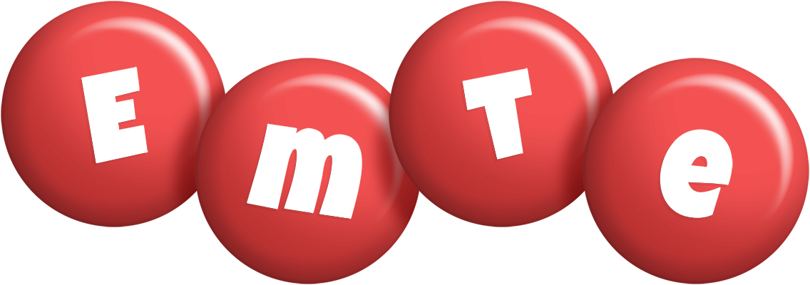 Emte candy-red logo