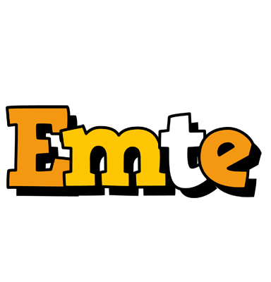 Emte cartoon logo