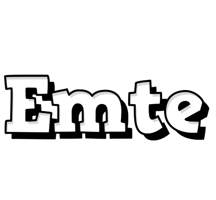 Emte snowing logo