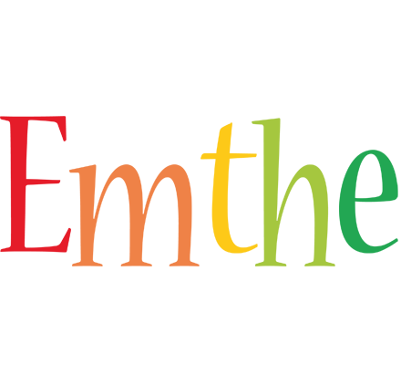 Emthe birthday logo
