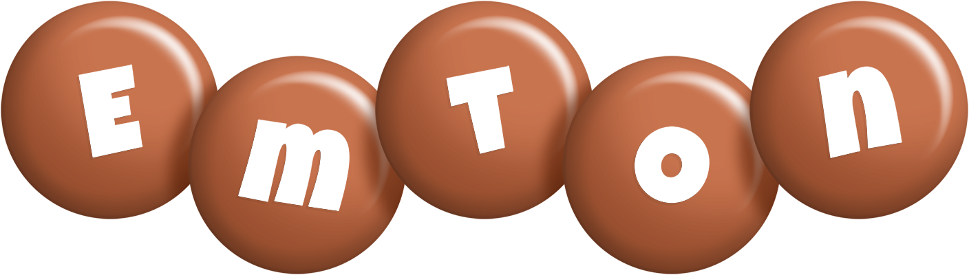 Emton candy-brown logo
