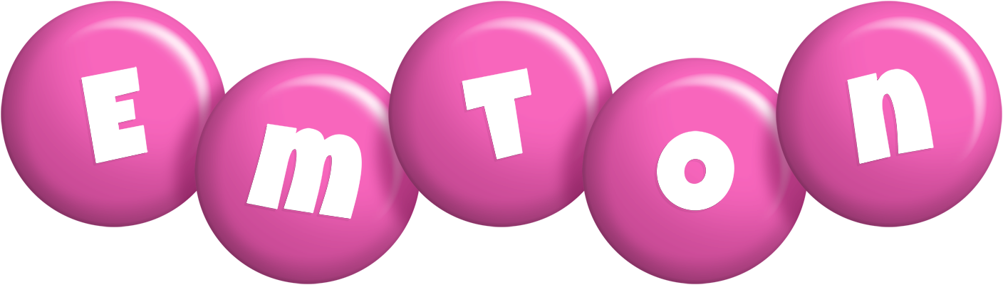Emton candy-pink logo