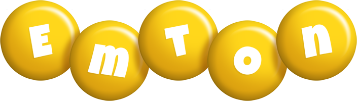 Emton candy-yellow logo