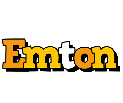 Emton cartoon logo