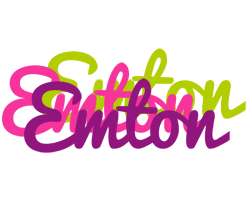 Emton flowers logo