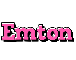 Emton girlish logo