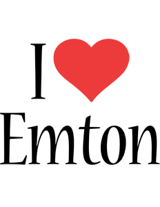 Emton i-love logo