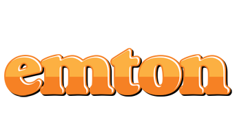 Emton orange logo