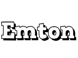 Emton snowing logo