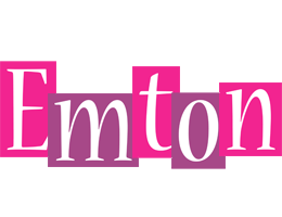 Emton whine logo