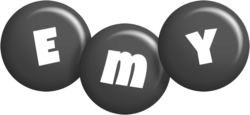Emy candy-black logo