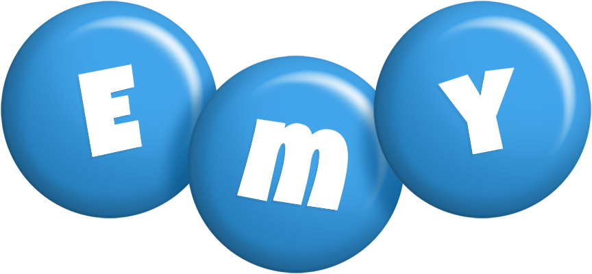Emy candy-blue logo