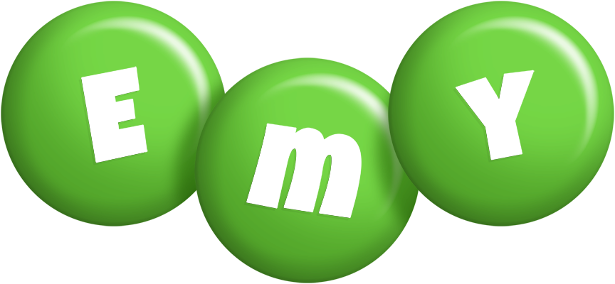 Emy candy-green logo