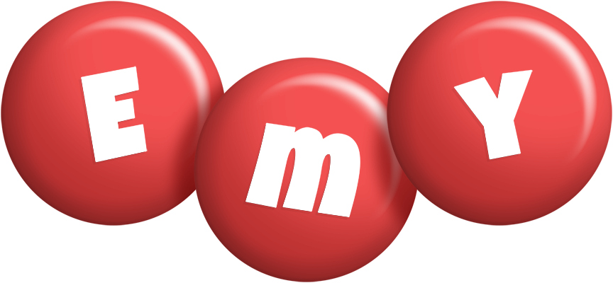 Emy candy-red logo