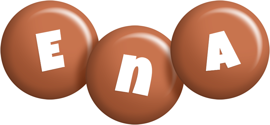 Ena candy-brown logo