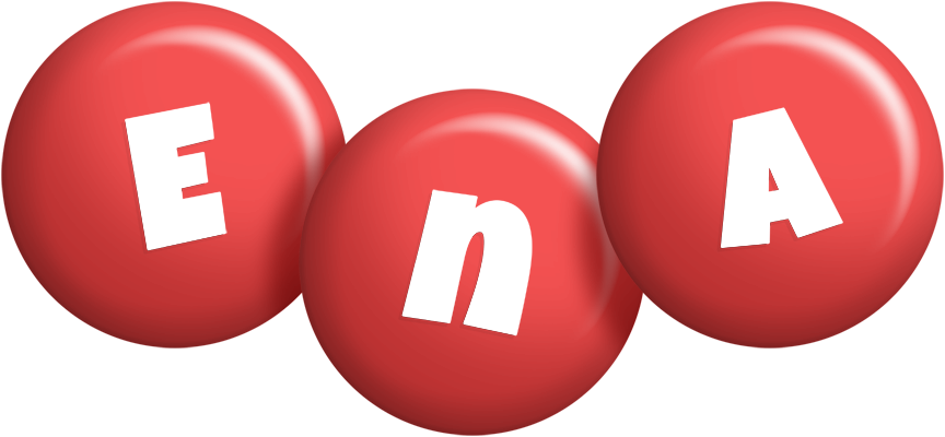 Ena candy-red logo
