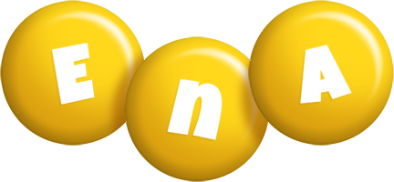 Ena candy-yellow logo