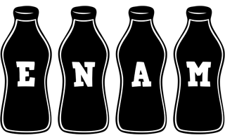 Enam bottle logo