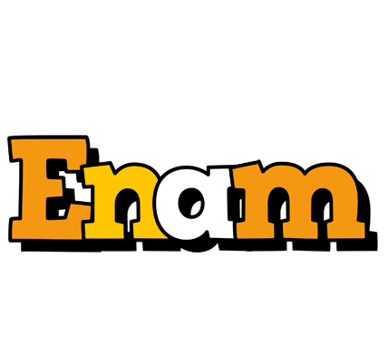 Enam cartoon logo