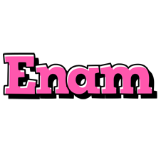 Enam girlish logo