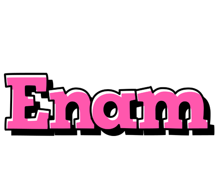 Enam girlish logo